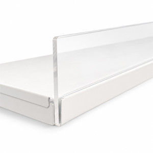 Zábrana SU plexi  – 75mm